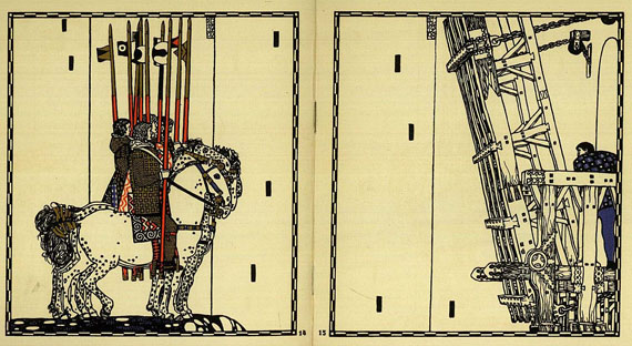 Carl Otto Czeschka - Keim, Fr., Die Nibelungen, 1908.