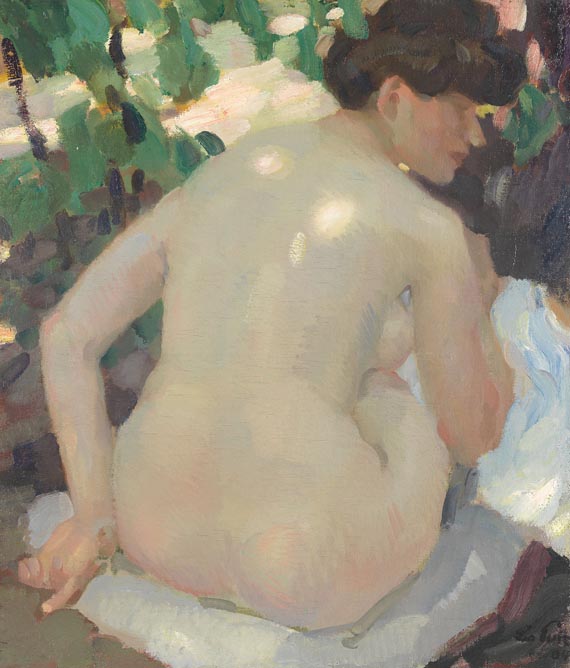 Leo Putz - Rückenakt