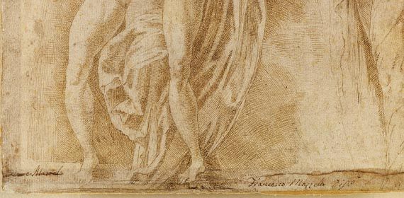 Francesco Mazzola gen. Parmigianino - Nach - Vulkan überrascht Venus und Mars
