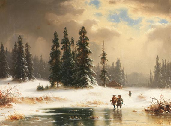 Carl Ludwig Scheins - Winterlandschaft