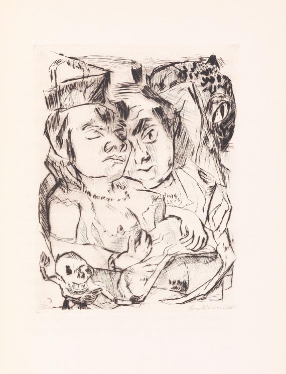 Max Beckmann - Edschmid, K., Die Fürstin. 1918.