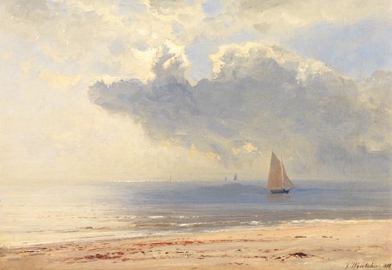 Julius Wentscher - Stimmung am Strand