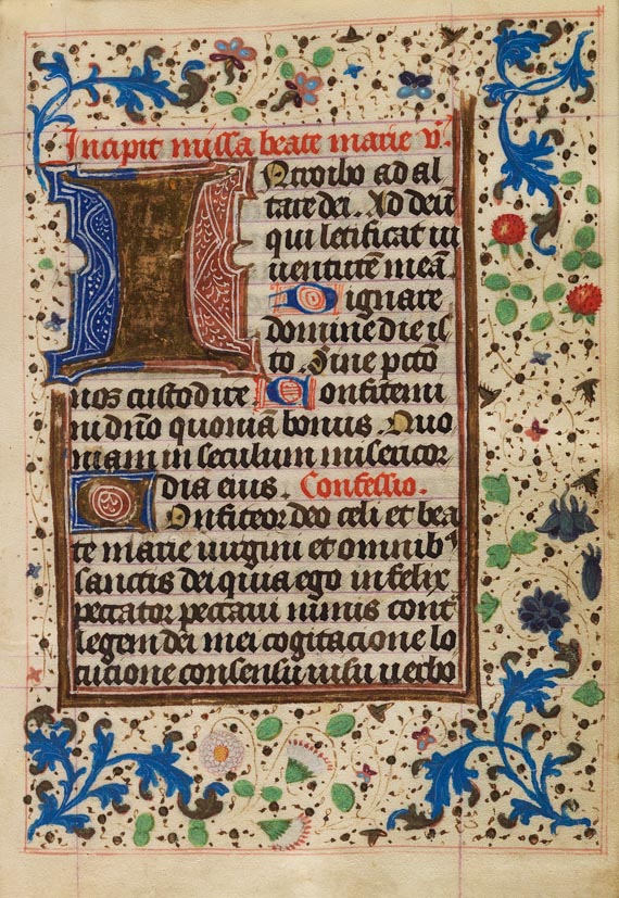  Manuskripte - Stundenbuch auf Pergament. Um 1500. - Autre image