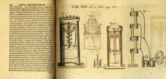 Acta eruditorum - Acta eruditorum (1686-1687). Hrsg. von O. Mencke. 2 in 1 Bd.