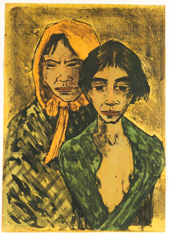 Otto Mueller - Zwei Zigeunerinnen (Zigeunermutter mit Tochter) - Autre image