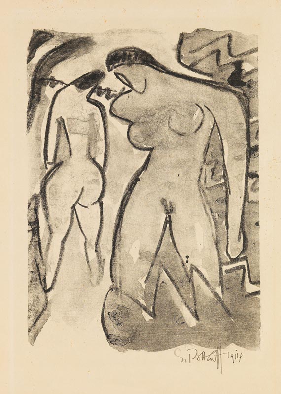 Karl Schmidt-Rottluff - Am Gebüsch