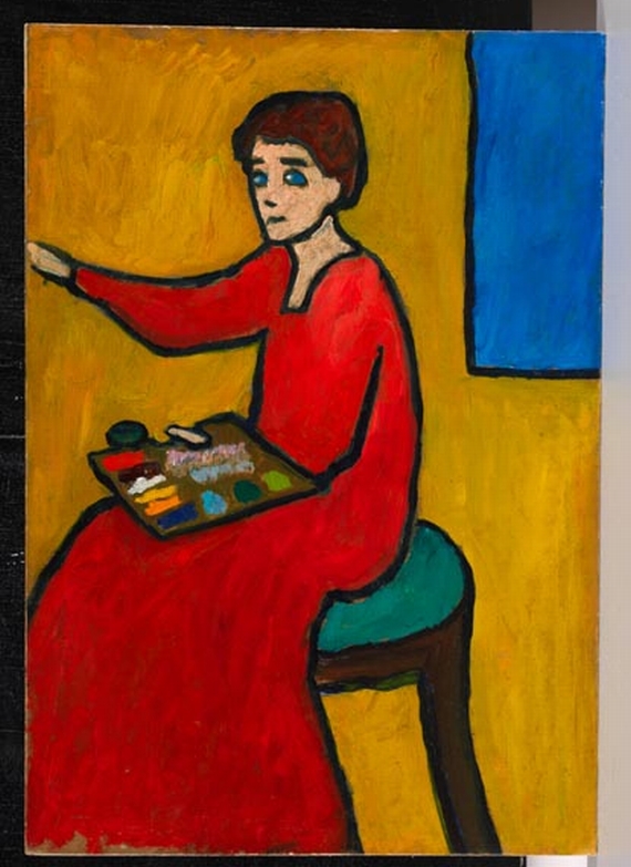 Gabriele Münter - Beim Malen (wohl Marianne von Werefkin) - Autre image