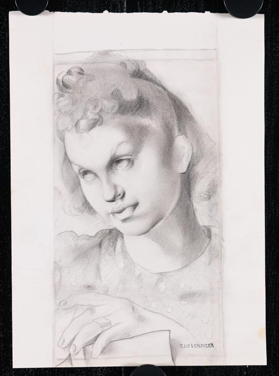 Tamara de Lempicka - Étude pour "Jeune fille dessinant" - Autre image