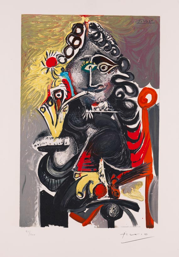 Pablo Picasso - Mousquetaire à la pipe