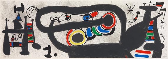 Joan Miró - Aus: Le lézard aux plumes d