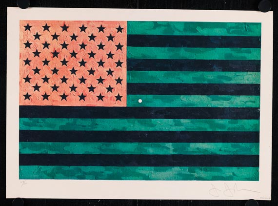 Jasper Johns - Flag - Moratorium - Autre image