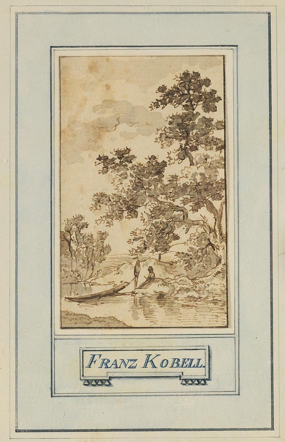 Franz Kobell - Kleine Flusslandschaft - Autre image