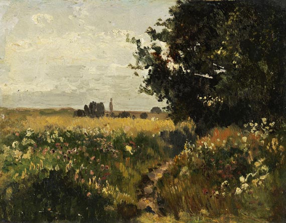 Josef Wenglein - Sommerliche Feldwiesenlandschaft