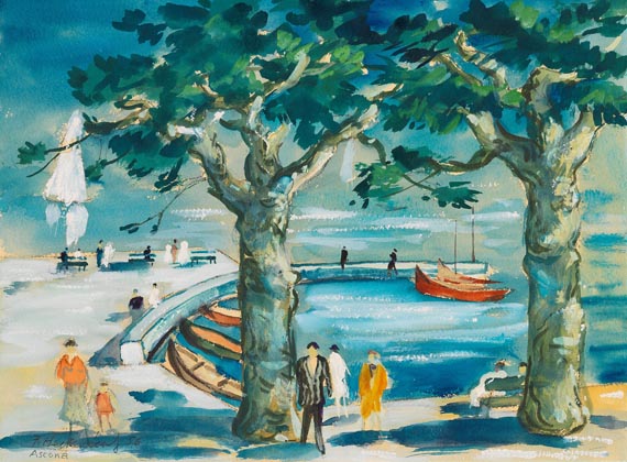 Franz Heckendorf - Uferpromenade in Ascona