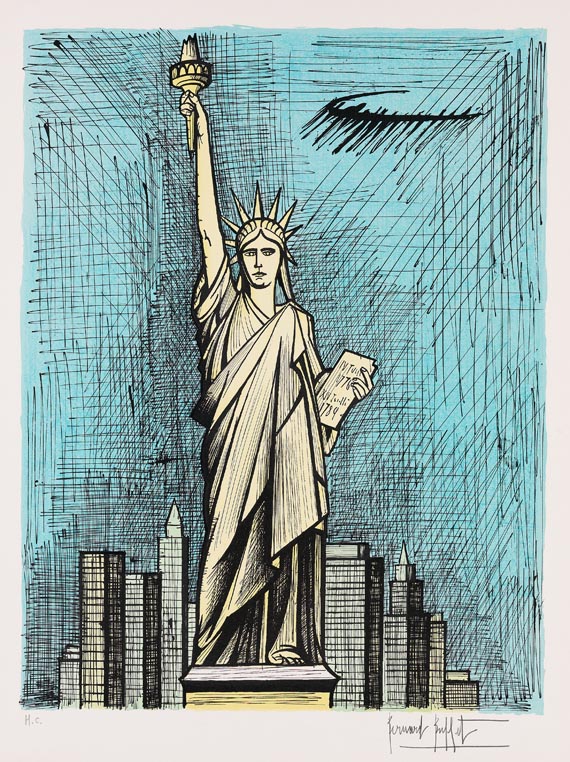 Bernard Buffet - La Statue de la Liberté