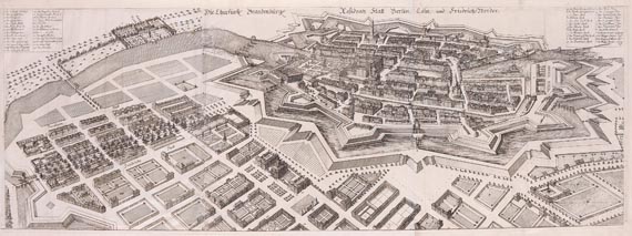  Berlin - Die churfürstl. Brandenburg. Residentz Statt Berlin, Cöln, und FriedrichsWerder.