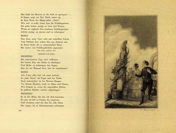 Hugo Steiner-Prag - Lenau, Nikolaus,  Don Juan. Dramatische Szenen. 1918