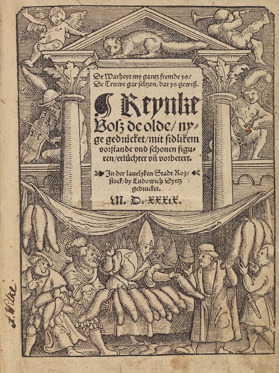   - Reynke voss de olde. 1539