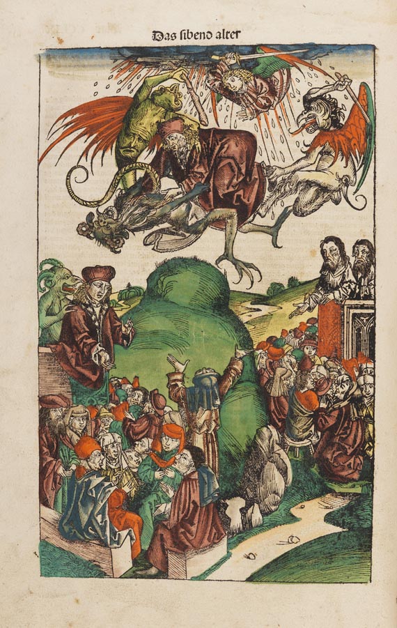 Hartmann Schedel - Weltchronik. 1493 (koloriert, dt. Ausgabe) - Autre image