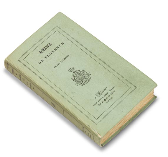 Alessandro Bulgarini - Guide de Florence. 1840 - Reliure