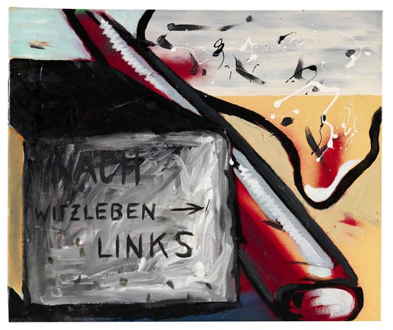 Martin Kippenberger - Kleiner Verkehr (Kreuzung Hauptstraße-Gerwigstraße, St. Georgen - Nach Witzleben links - Capri Nr. 8) - Autre image