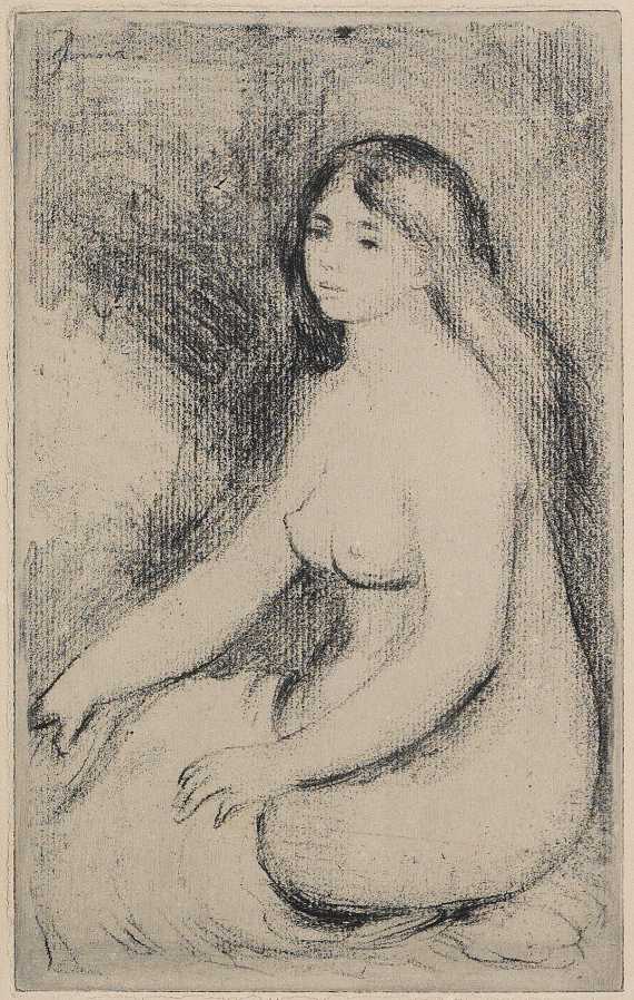 Pierre-Auguste Renoir - Baigneuse assise