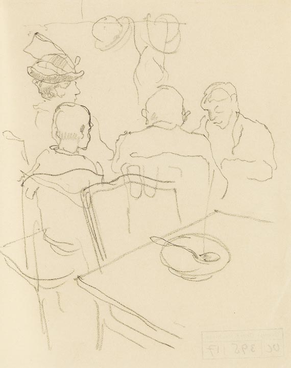 George Grosz - Im Restaurant