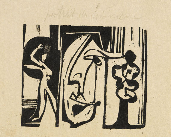 Ernst Ludwig Kirchner - 5 Blätter: Illustrationen zu Gustav Schiefler, Die Graphik Ernst Ludwig Kirchners, Band II Berlin 1931 - Autre image