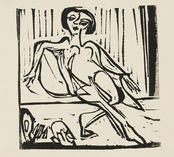 Ernst Ludwig Kirchner - 5 Blätter: Illustrationen zu Gustav Schiefler, Die Graphik Ernst Ludwig Kirchners, Band II Berlin 1931 - Autre image