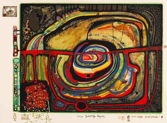 Friedensreich Hundertwasser - Die fünfte Augenwaage