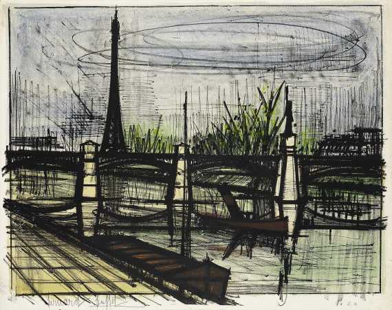 Bernard Buffet - Paris. Le Point du Jour