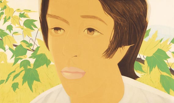 Alex Katz - Boy with Branch I