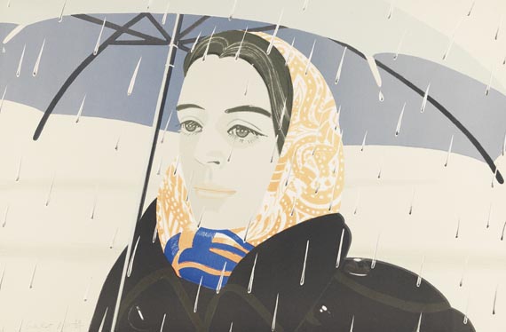 Alex Katz - Blue Umbrella