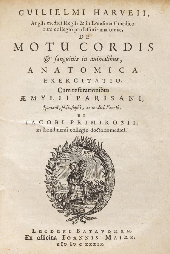 William Harvey - De motu cordis. 1639 - Autre image