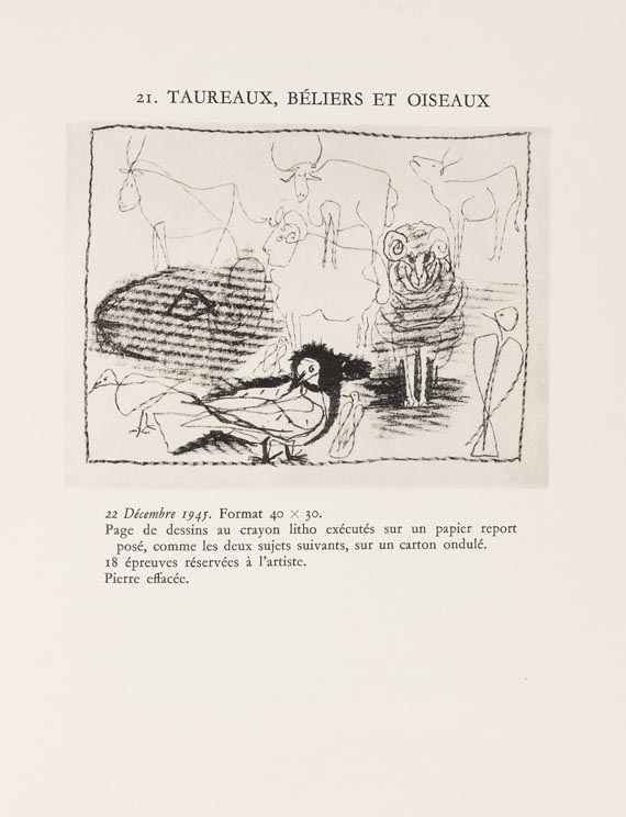 Pablo Picasso - Lithographe. 4 Bde. 1949-64 - Autre image