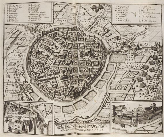 Matthäus (d.J.) Merian - Topographia Saxioniae. 1650