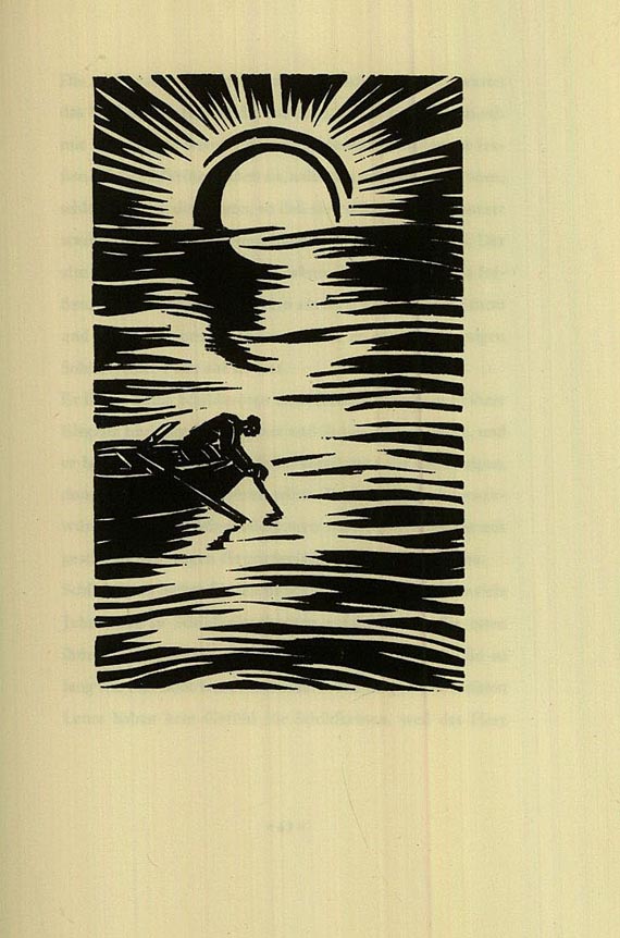 Frans Masereel - Hemingway, Der alte Mann und das Meer.