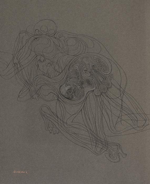 Hans Bellmer - Petite Anatomie. 1957 (Exlibris von O. Rohse)