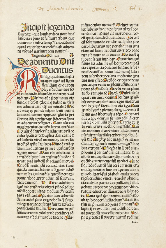  Jacobus de Voragine - Legenda aurea. 1483   20(22)