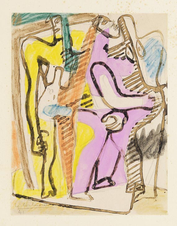 Le Corbusier - Trois personnages debout