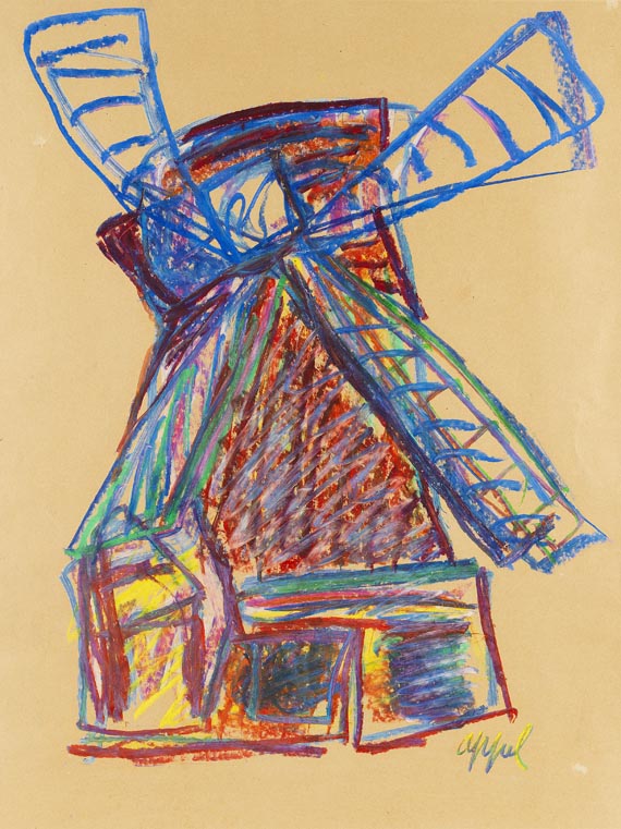 Karel Appel - Windmühle