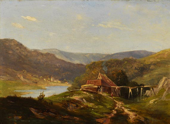 Eugen Felix Prosper Bracht - Mittelgebirgslandschaft