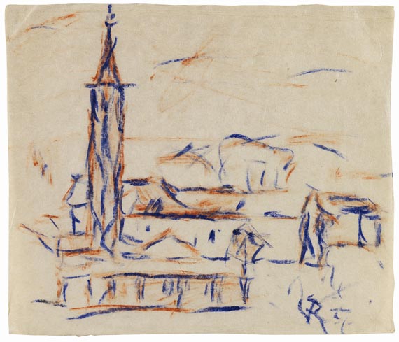 Christian Rohlfs - Collegio-Kirche in Ascona