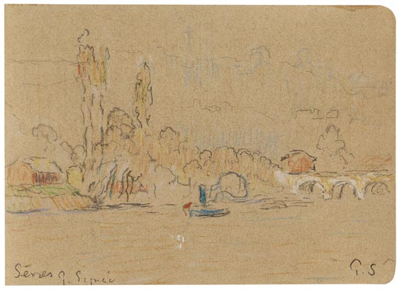 Paul Signac - La Seine près de Sèvres