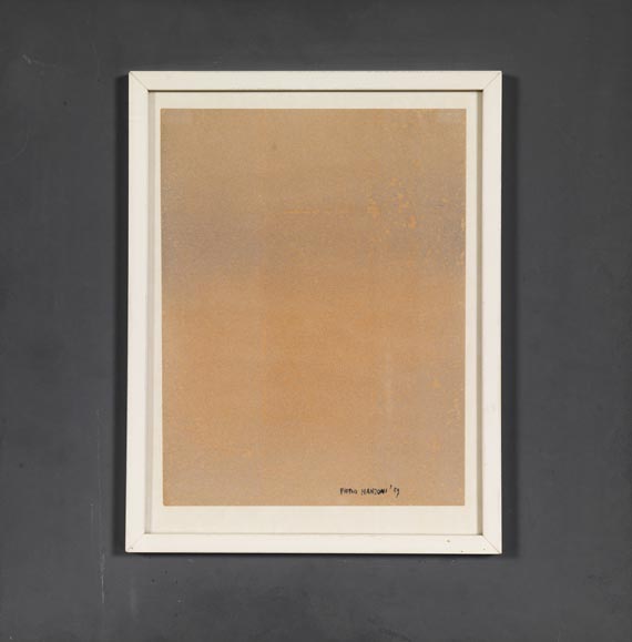 Piero Manzoni - Impronta sughero (Achromie)