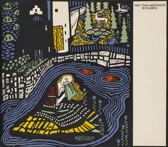 Oskar Kokoschka - Die träumenden Knaben. 1908. - Autre image