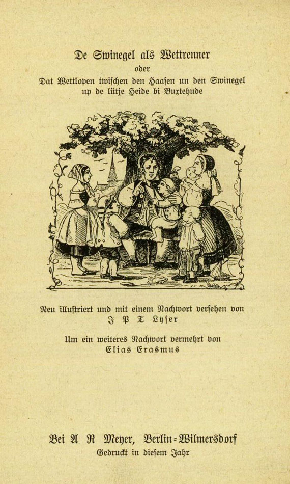 Hase und Igel - Het Wettloopen, 8 Teile 1855.