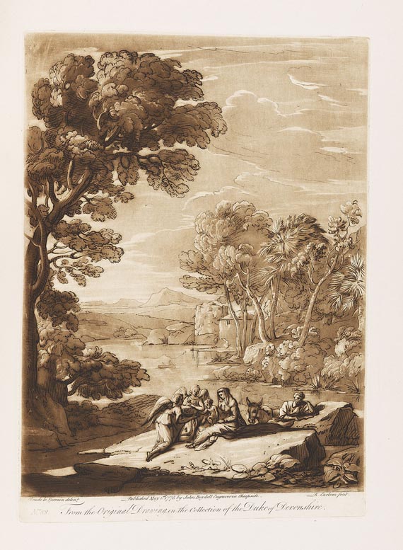 Claude Lorrain - Liber veritatis. 1777-1819. 3 Bde. - Autre image