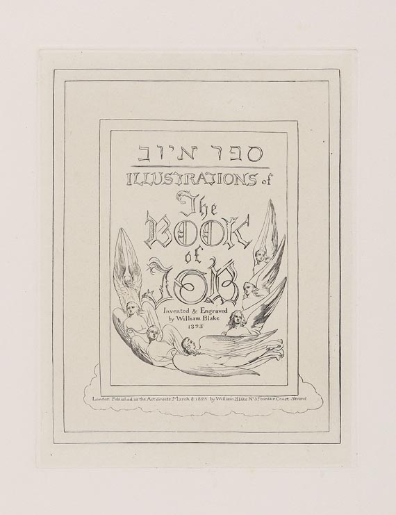 William Blake - Illustrations of the book of Job. - Autre image