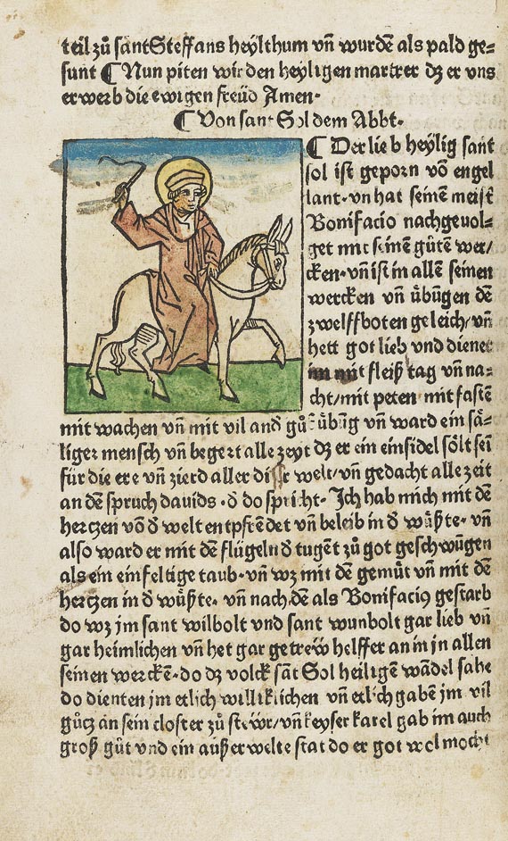  Jacobus de Voragine - Das Leben der Heiligen (Legenda aurea). 2 Bde. (C9/C17). - Autre image